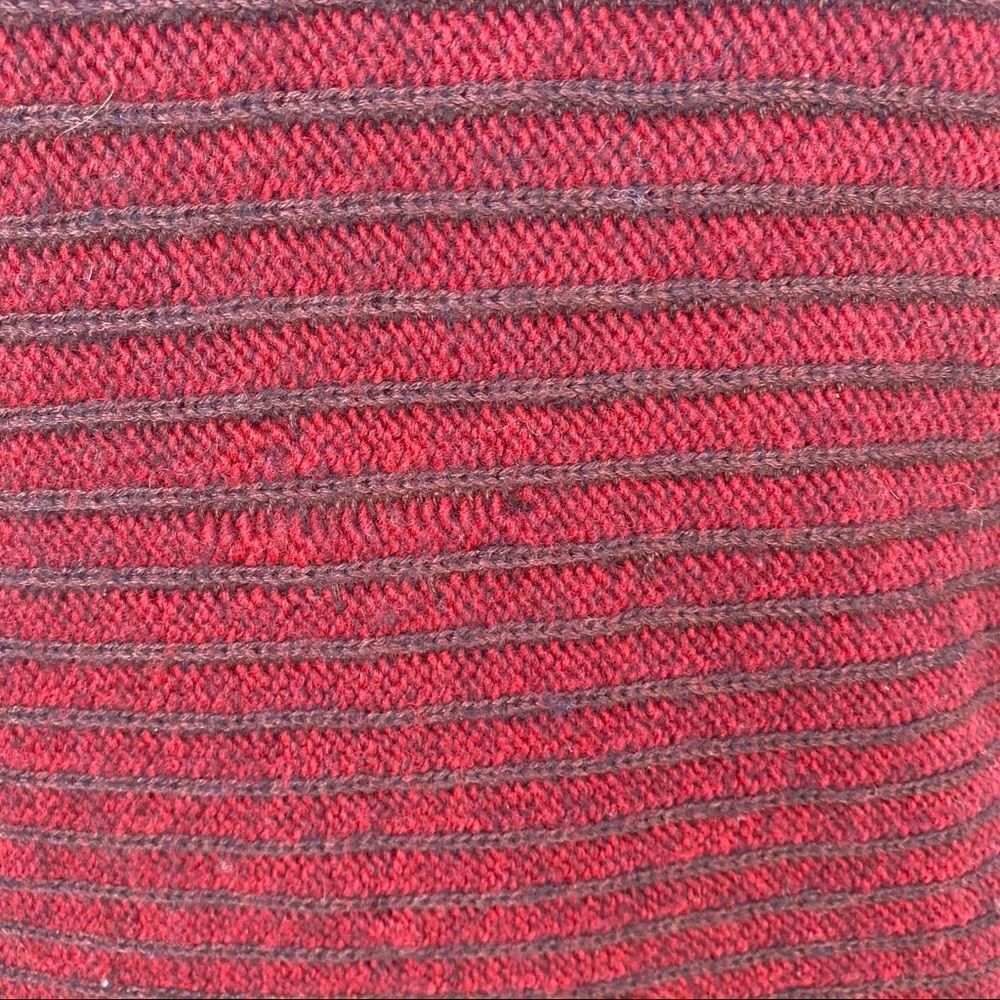 Zadig & Voltaire Red Striped Distressed Sweater size small - Picture 8 of 14